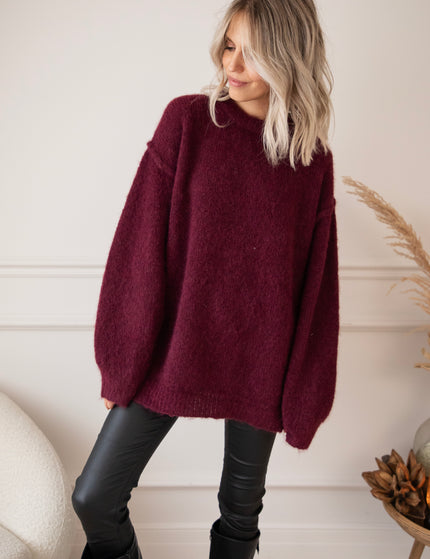 Pullover - Basic Birgit - Magenta