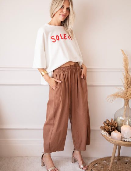 Hose - Loose Lines - Karamell