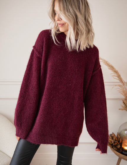 Pullover - Basic Birgit - Magenta