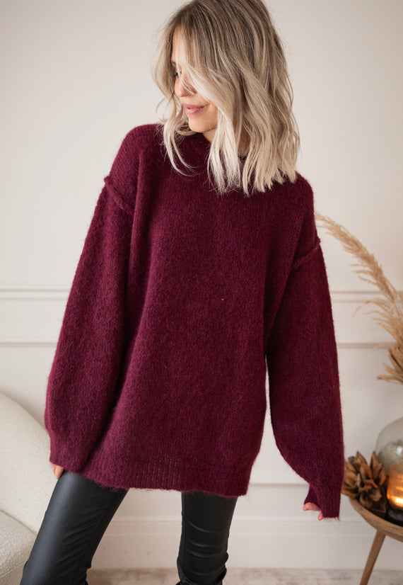 Basic Birgit Magenta - Trui