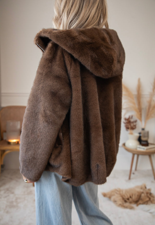 Fidèle Faux Fur Brown - Jacket