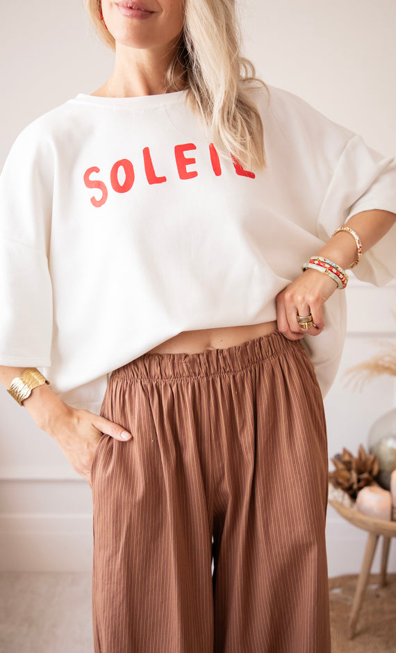 Loose Lines Caramel - Pants