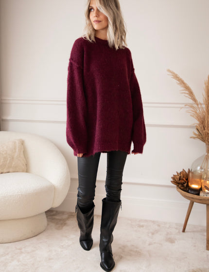 Pullover - Basic Birgit - Magenta