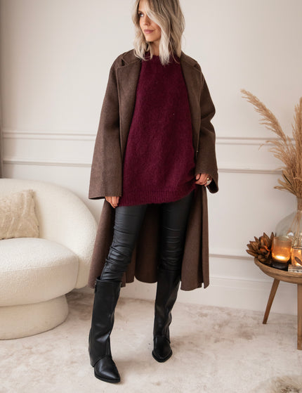 Pullover - Basic Birgit - Magenta