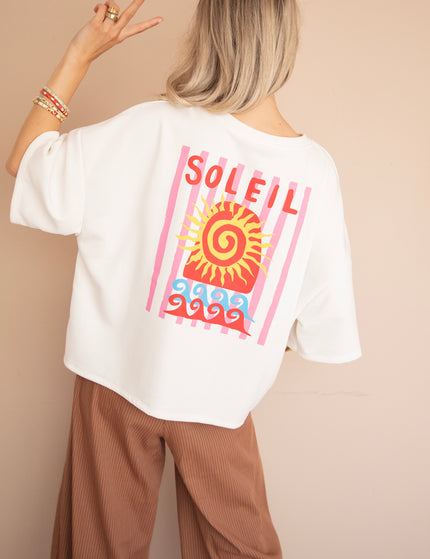 T-Shirt - Soleil All Day - Weiß