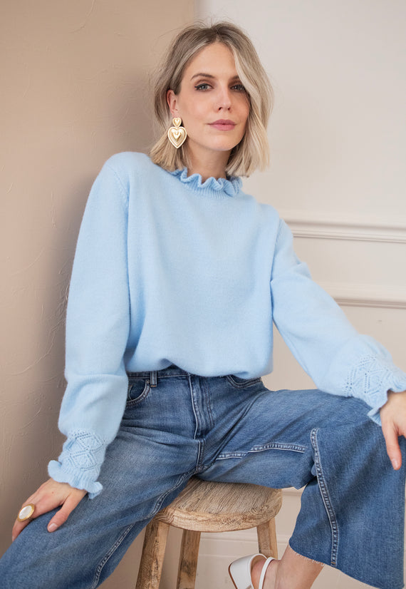 Madelyn Soft Blue - Sweater