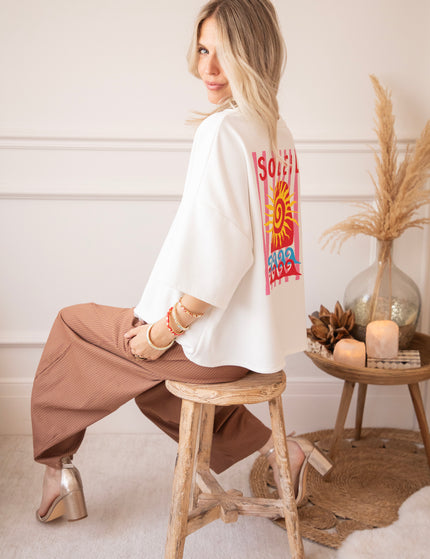 T-Shirt - Soleil All Day - Weiß