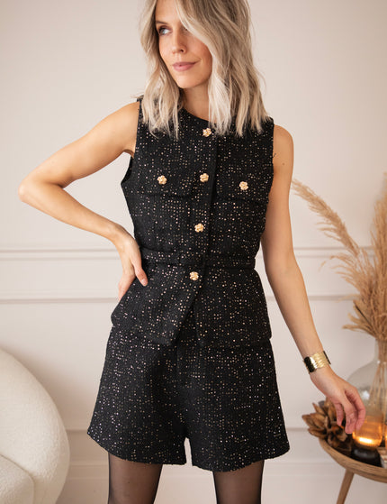 Glow On Black - Vest/Jacket