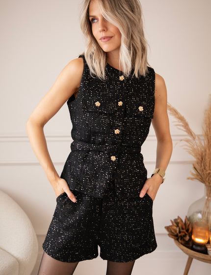 Glow On Black - Vest/Jacket