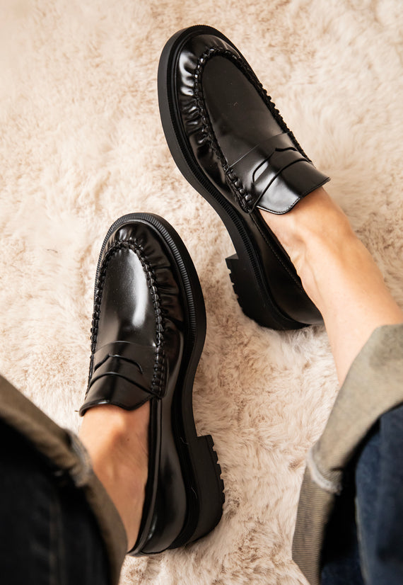 Loafers - Ivy Academy - Schwarz