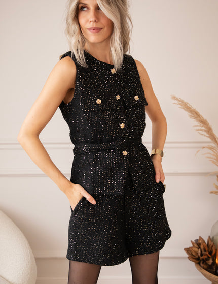 Glow On Black - Vest/Jacket