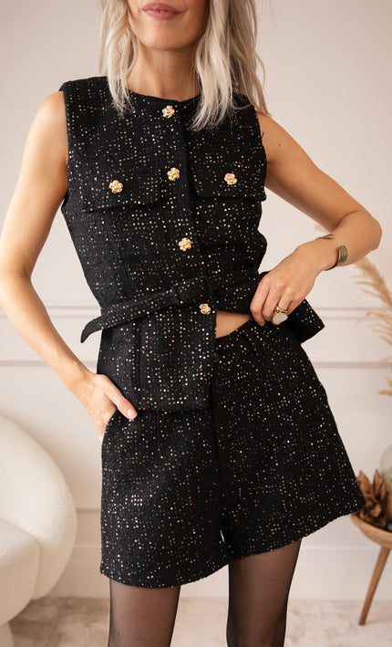 Glow On Black - Short