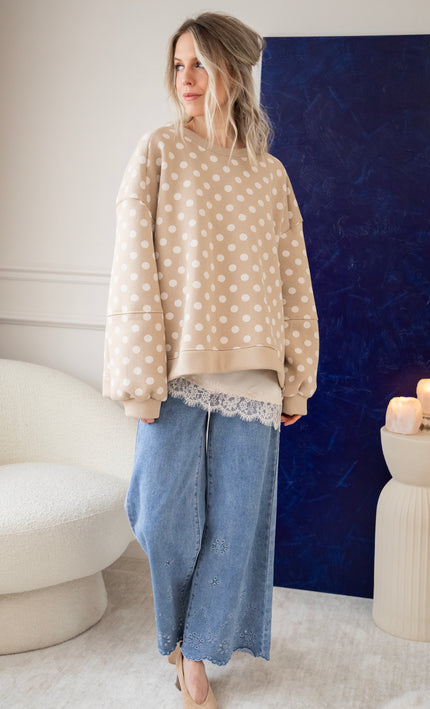 Pop of Polka & Denim