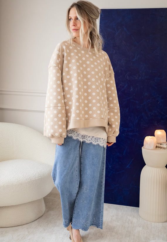 Pop of Polka & Denim