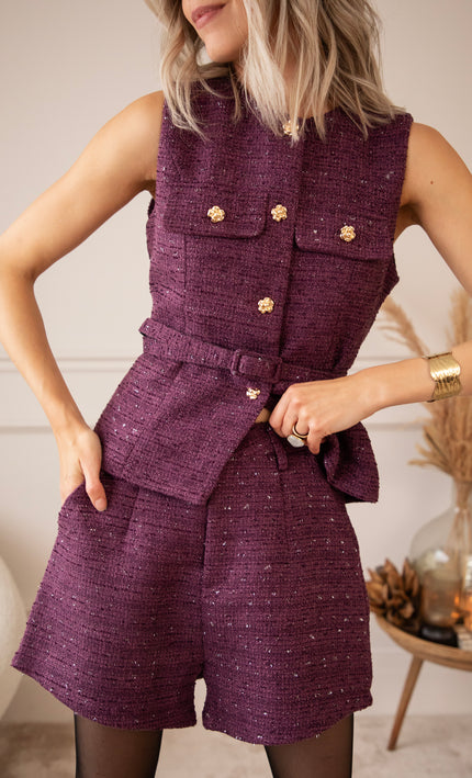 Glow On Plum - Short