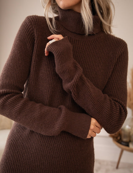 Caroll Choco - Sweater Dress
