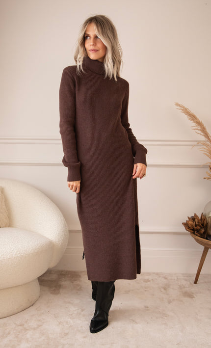 Caroll Choco - Sweater Dress