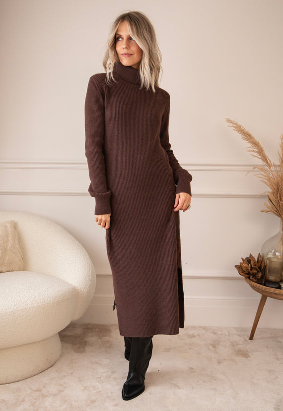 Caroll Choco - Sweater Dress