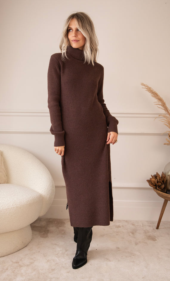 Caroll Choco - Sweater Dress