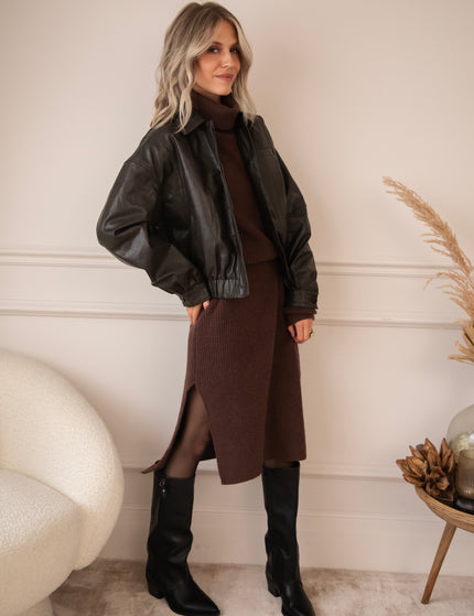 Caroll Choco - Sweater Dress