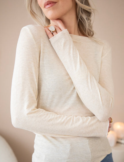 Smooth Sprinkles Beige - Longsleeve