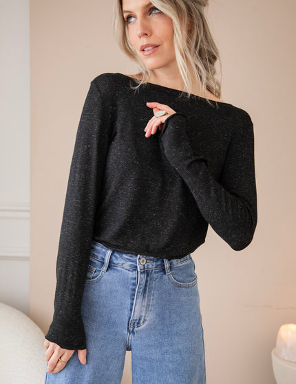 Smooth Sprinkles Black - Longsleeve