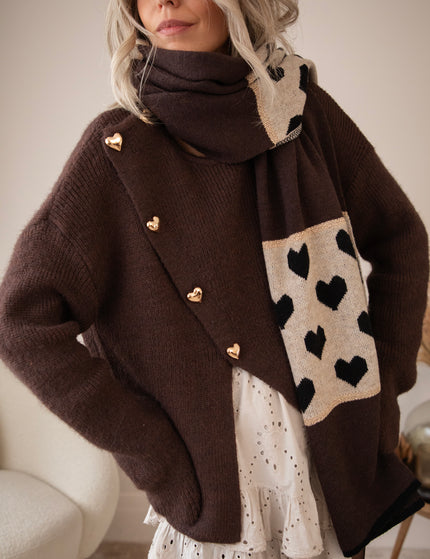 Pullover - Love Leads The Way - Choco