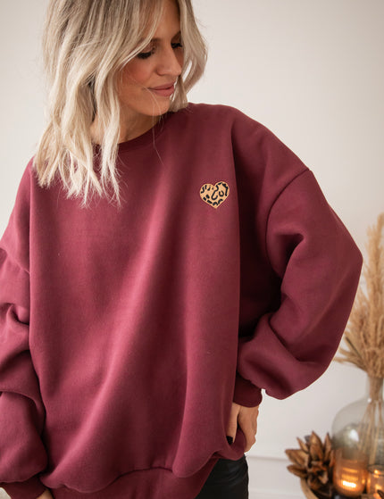 Pullover - Simplicity Wild Heart - Bordeaux