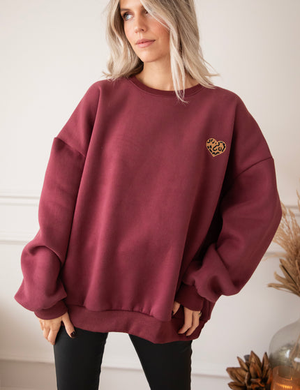 Pullover - Simplicity Wild Heart - Bordeaux