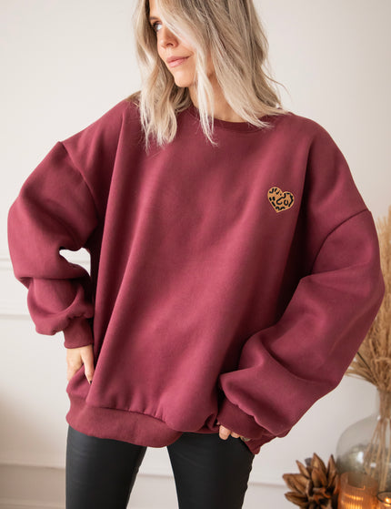 Pullover - Simplicity Wild Heart - Bordeaux