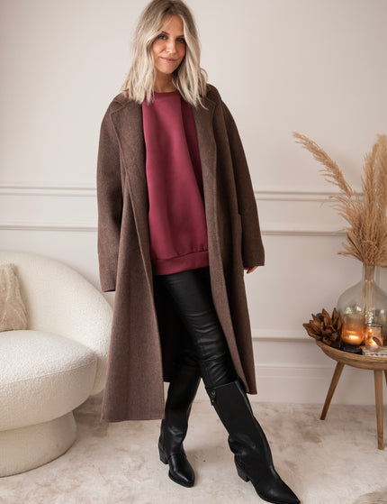 Pullover - Simplicity Wild Heart - Bordeaux