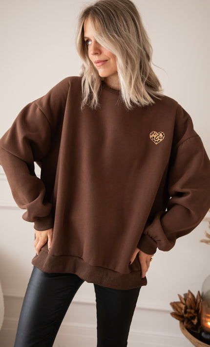 Pullover - Simplicity Wild Heart - Choco