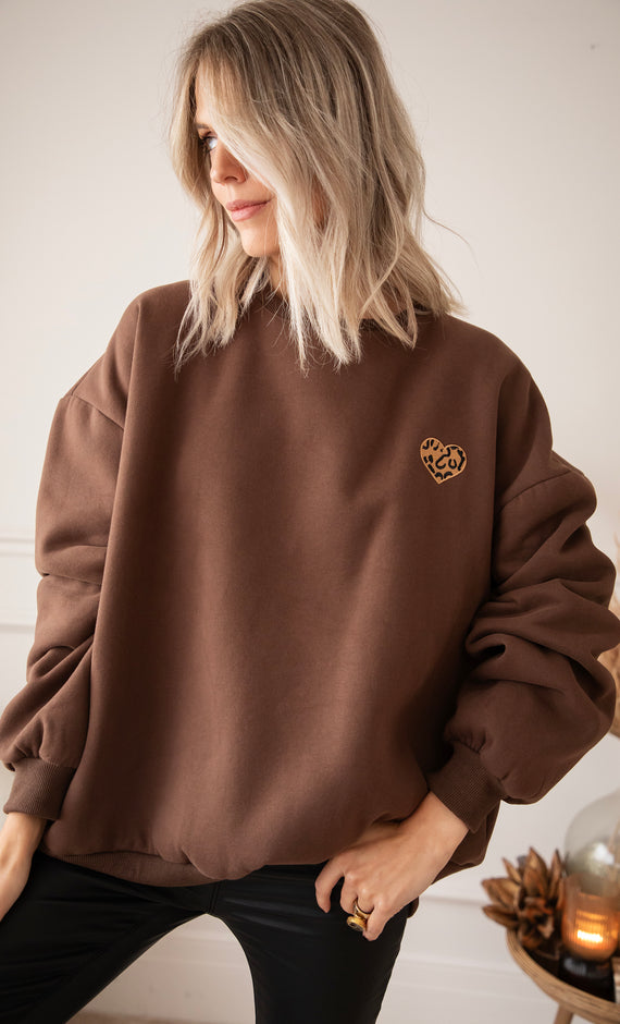 Simplicity Wild Heart Choco - Sweater