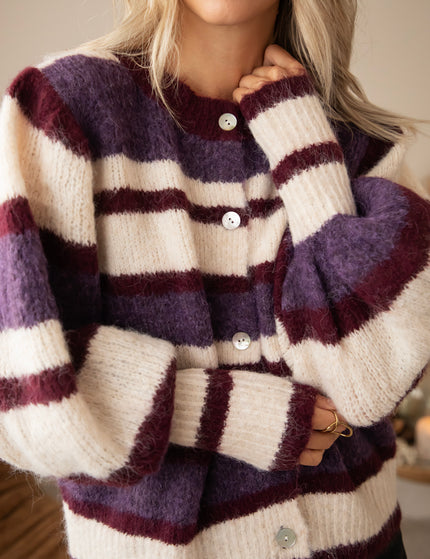 Millie Mix Mulberry/Mauve - Cardigan