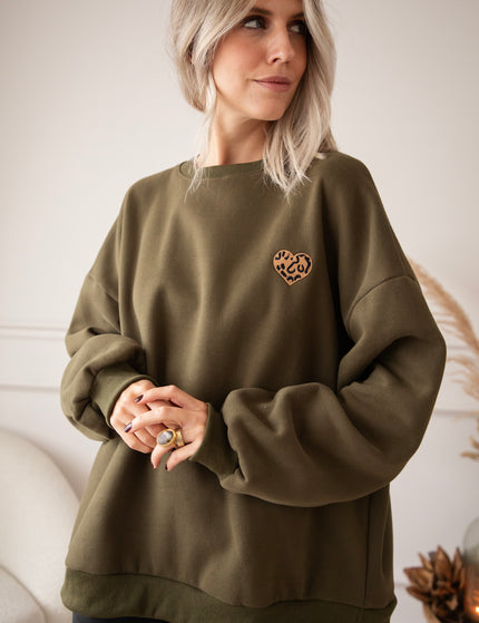 Pullover - Simplicity Wild Heart - Khaki