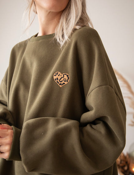 Pullover - Simplicity Wild Heart - Khaki