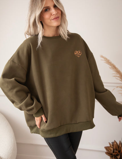 Pullover - Simplicity Wild Heart - Khaki