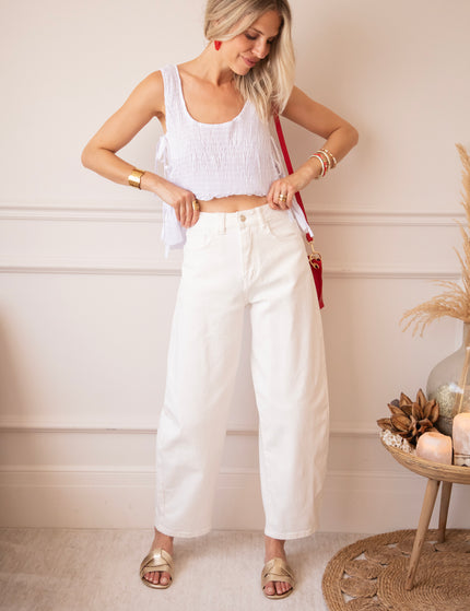 Bella Balloon White - Jeans