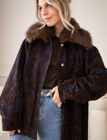 Twilight Brown/Dark Blue - Jacket