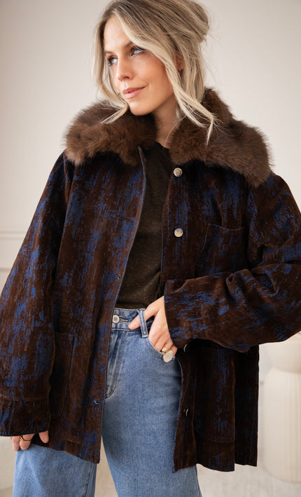 Twilight Brown/Dark Blue - Jacket