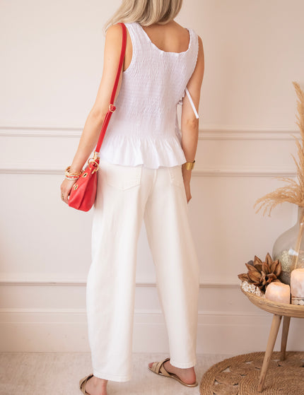 Bella Balloon White - Jeans
