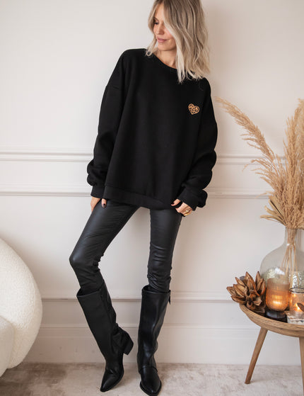 Pullover - Simplicity Wild Heart - Schwarz