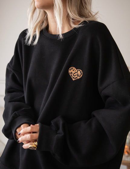 Pullover - Simplicity Wild Heart - Schwarz