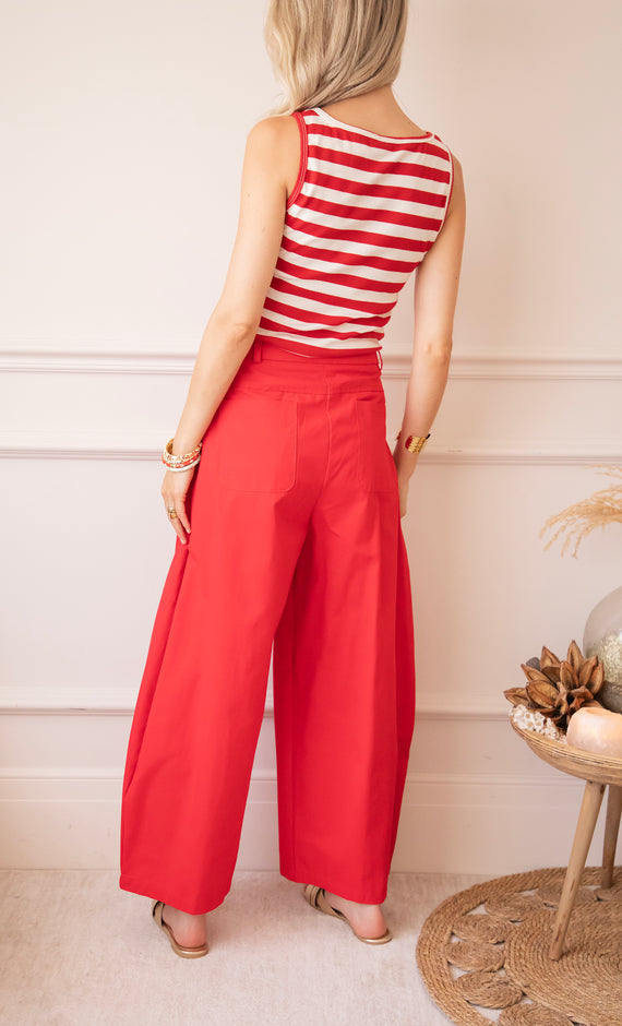Baggy Barrel Red - Pants