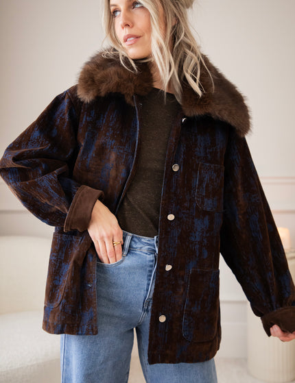 Twilight Brown/Dark Blue - Jacket