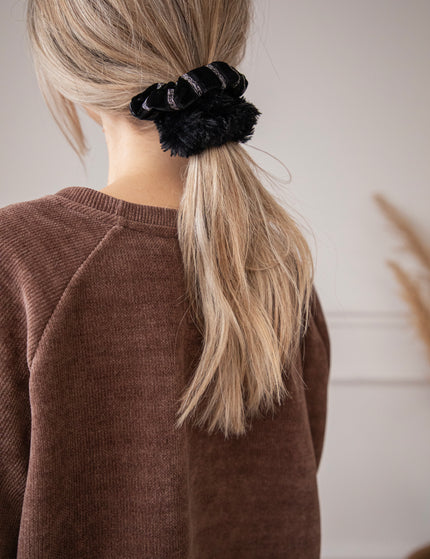 Soft Sparkle Black - Scrunchie Set