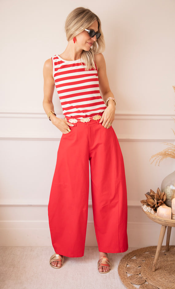 Baggy Barrel Red - Pants