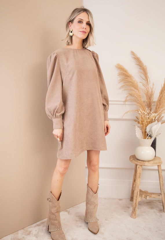 Charlotta Taupe - Dress