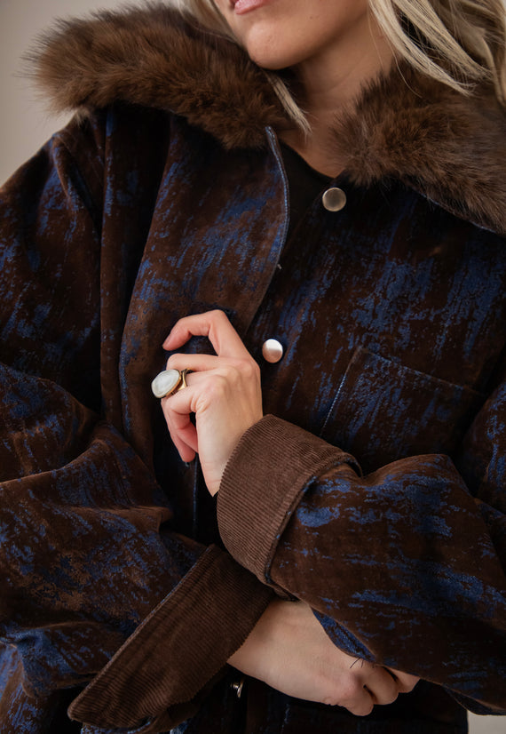 Twilight Brown/Dark Blue - Jacket