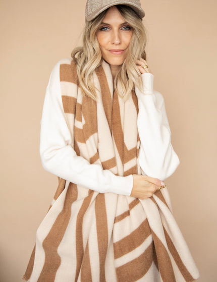 Warm Me Up Beige/Camel - Scarf